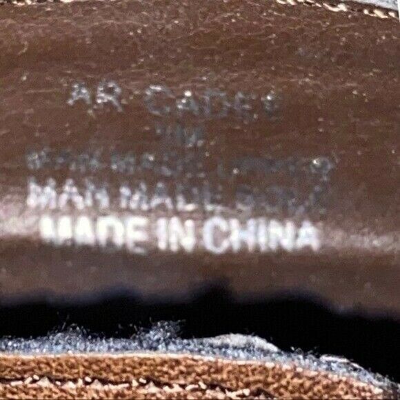 American Rag Brown Faux Leather Cadee Ankle Boots 5M NWT Floor Sample - Picture 7 of 8